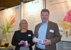 Katja Schumacher-Cohrt and Frank Schuh from Lorentzen & Sievers GmbH. The company offers a variety of packaging and marketing concepts.